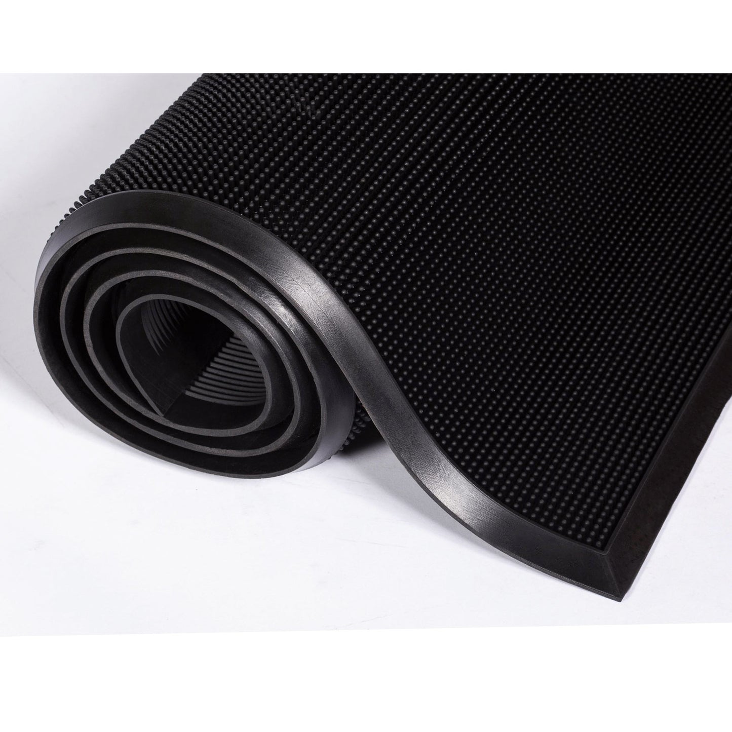 Mat-A-Dor Entrance Scraper Mat, Black Fingertip Textured Rubber Surface, 24" x 32"