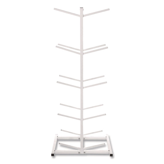 Double Medicine Ball Tree, 12" x 23" x 51", White