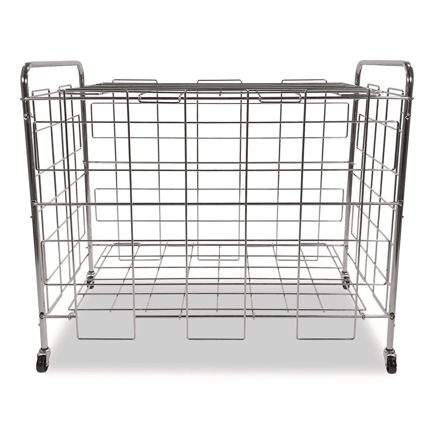 Portable Ball Locker, Metal, 176 lb Capacity, 24 x 41 x 36, Chrome