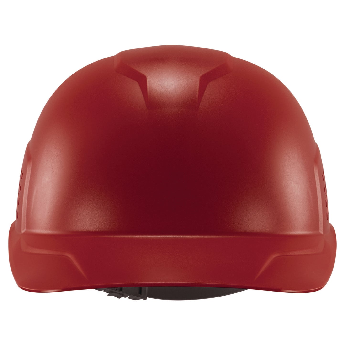 Skullerz 8951 Vented Hard Shell Bump Cap, Short Front Brim, One Size Fits Most (6.13 to 8), Red