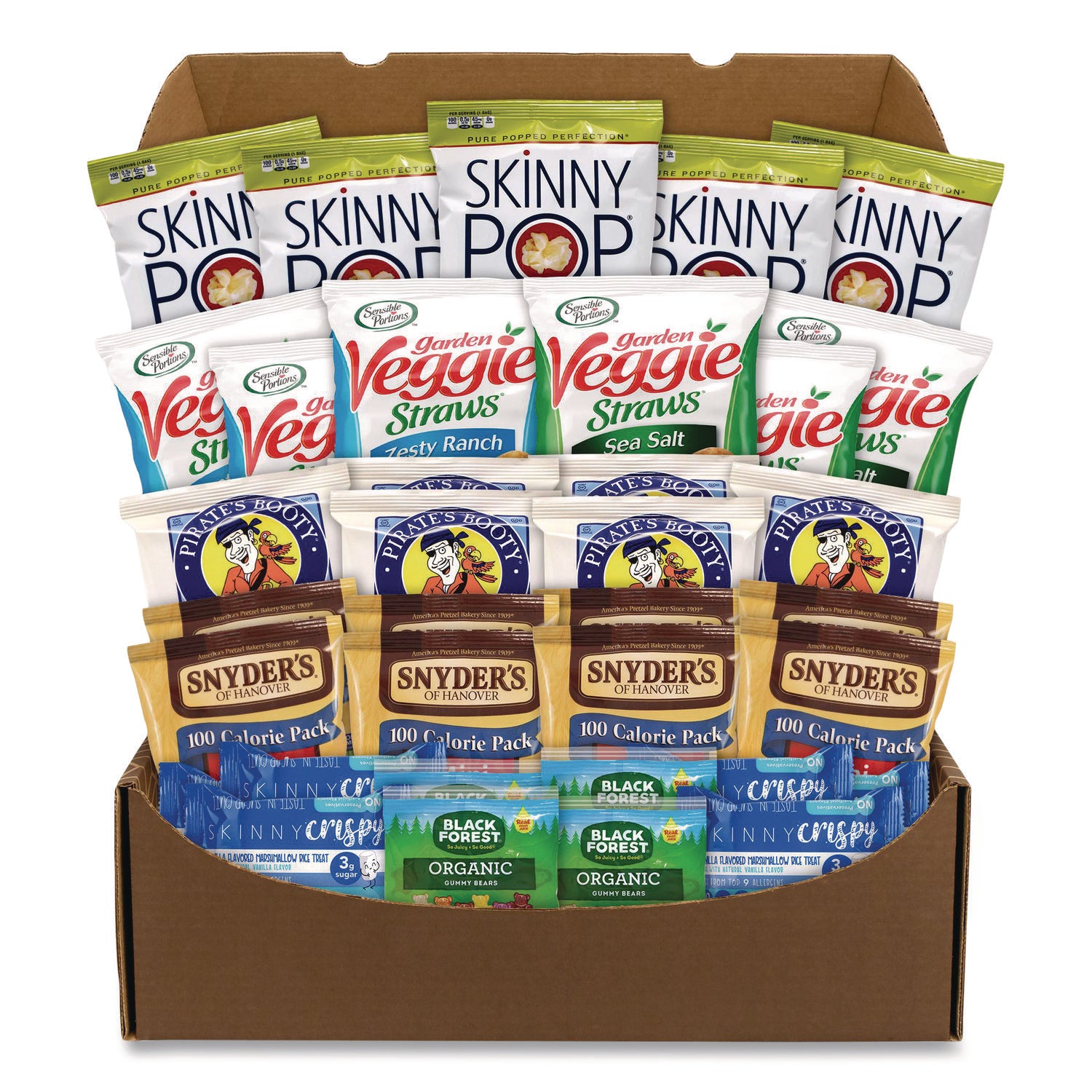 Healthy Snack Box, 37 Assorted Snacks/Box