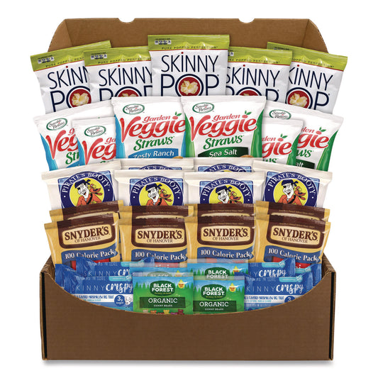 Healthy Snack Box, 37 Assorted Snacks/Box