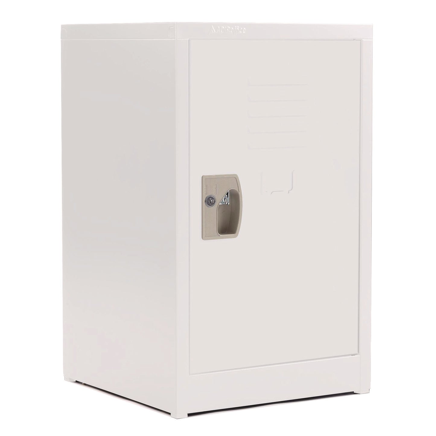 Steel Storage Locker, 1 Compartment, 15 x 15 x 24, White