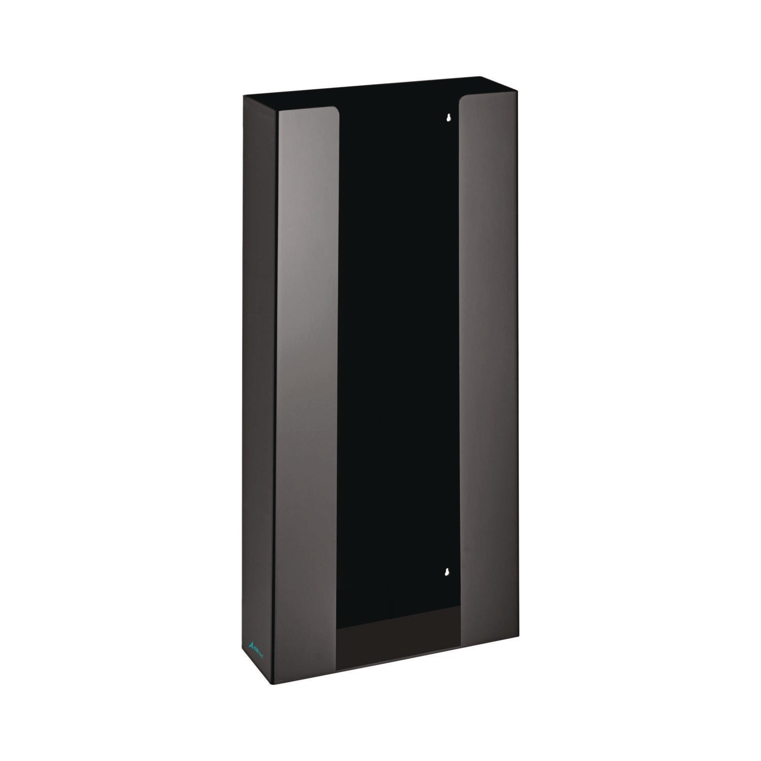 Acrylic Glove Dispenser, Quad Box Capacity, 10.2 x 3.5 x 21.1, Black