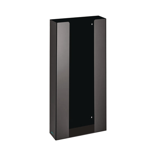 Acrylic Glove Dispenser, Quad Box Capacity, 10.2 x 3.5 x 21.1, Black