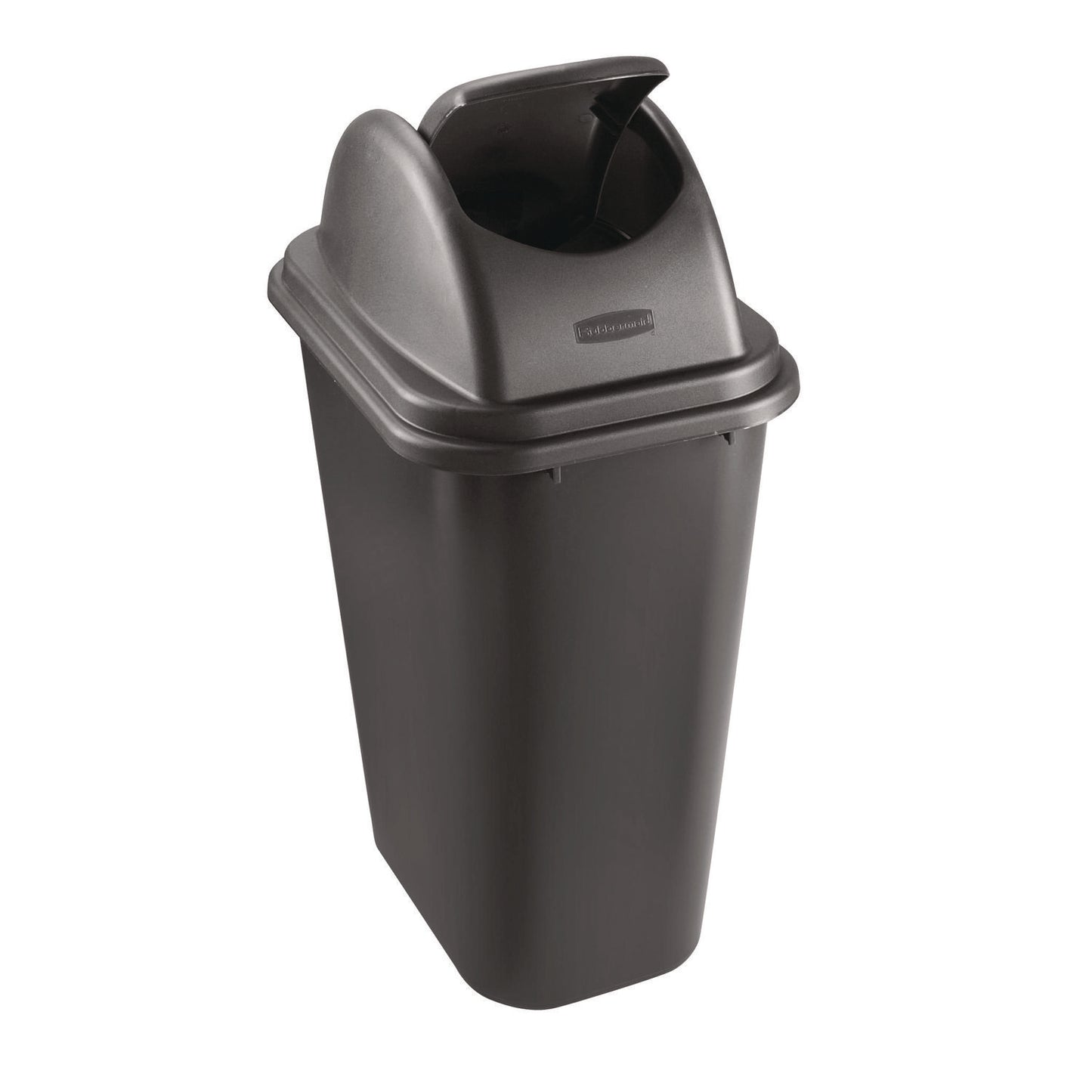 Rectangular Free-Swinging Plastic Lid, Black