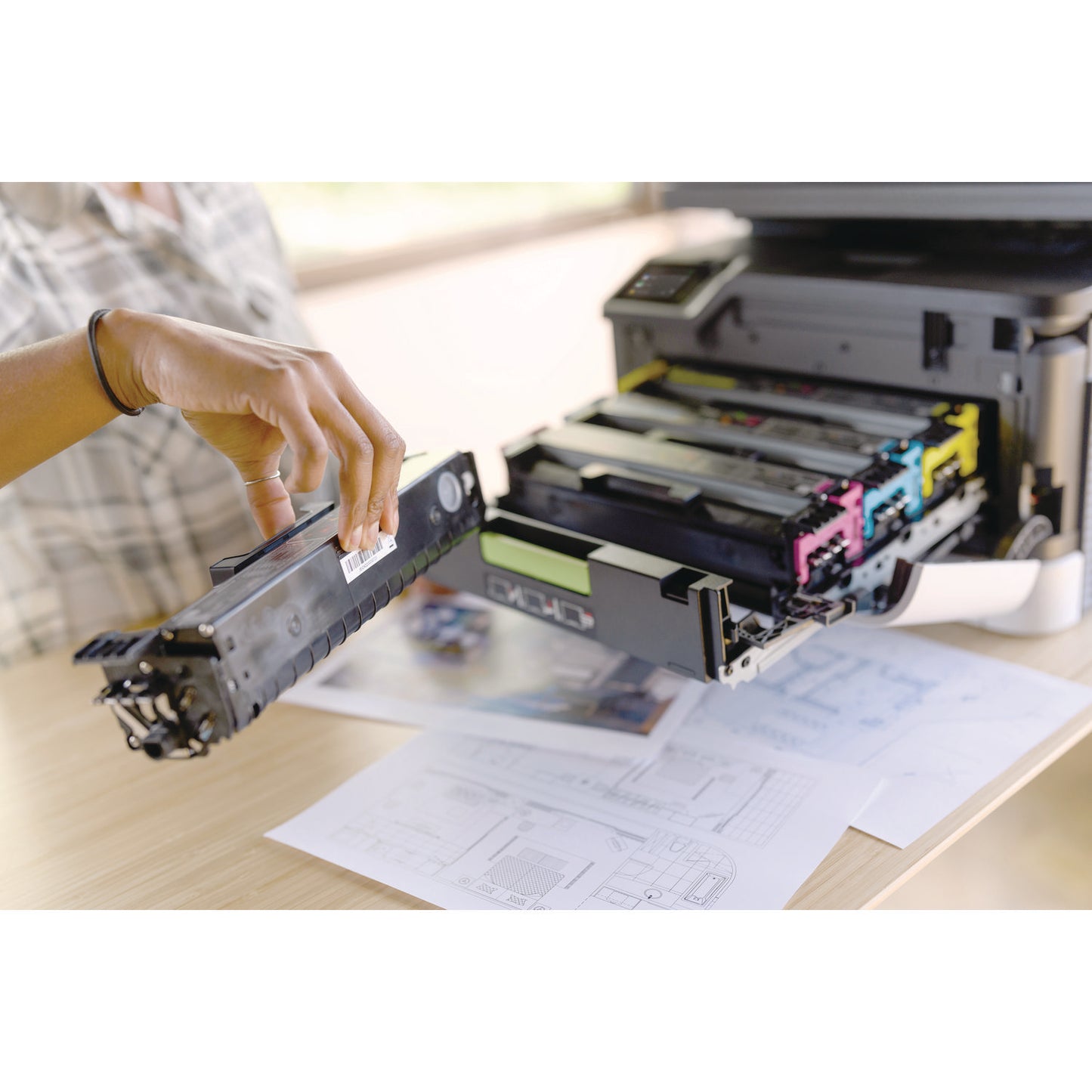 85D0Q00 Photoconductor Unit, 87,000 Page-Yield, Black, 3/Box