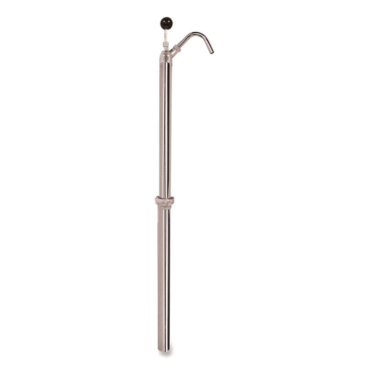 Bottle Pump, 22 oz Output, Steel, 42.5" Tall, Chrome