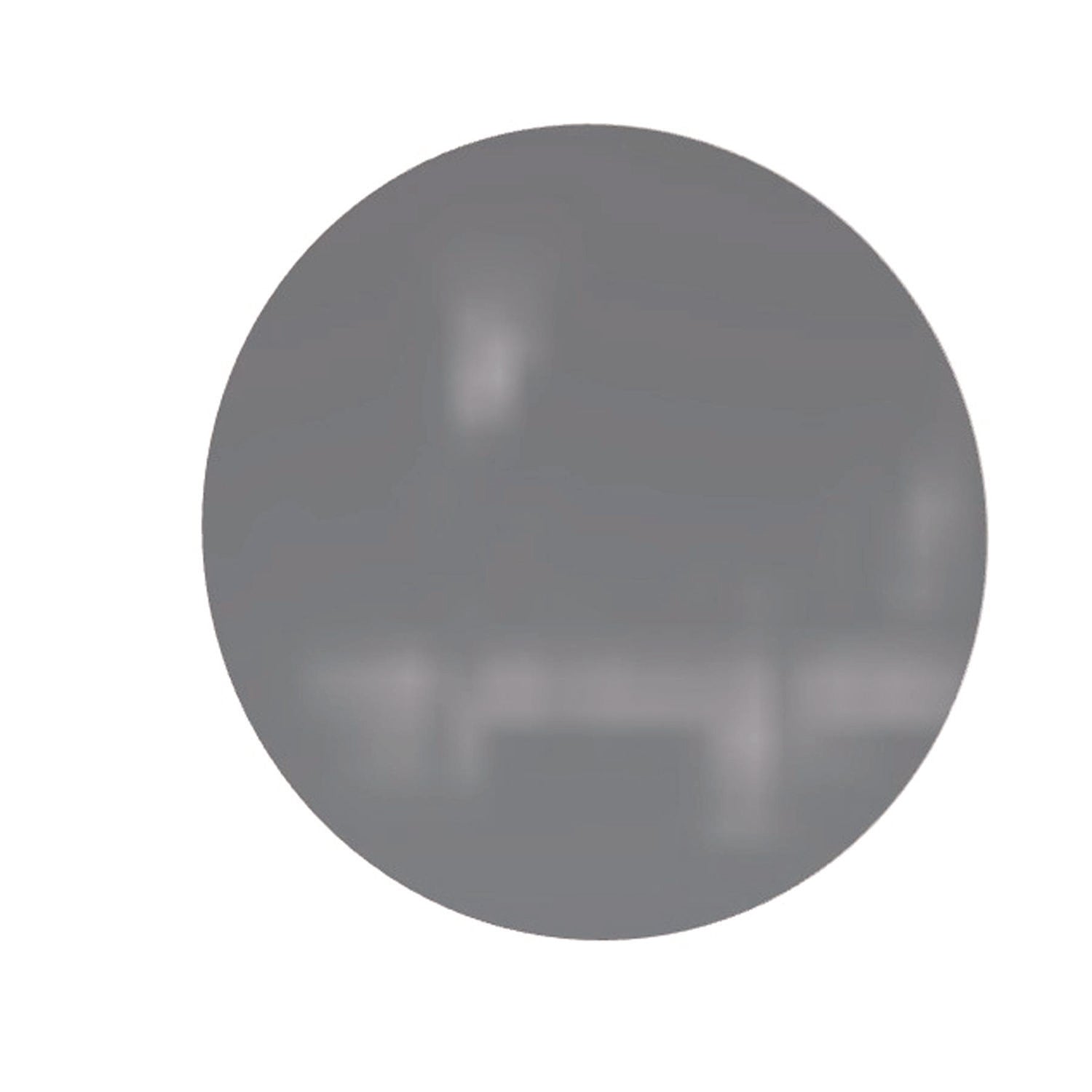 Coda Low Profile Circular Magnetic Glassboard, 36 x 36, Smoke Surface