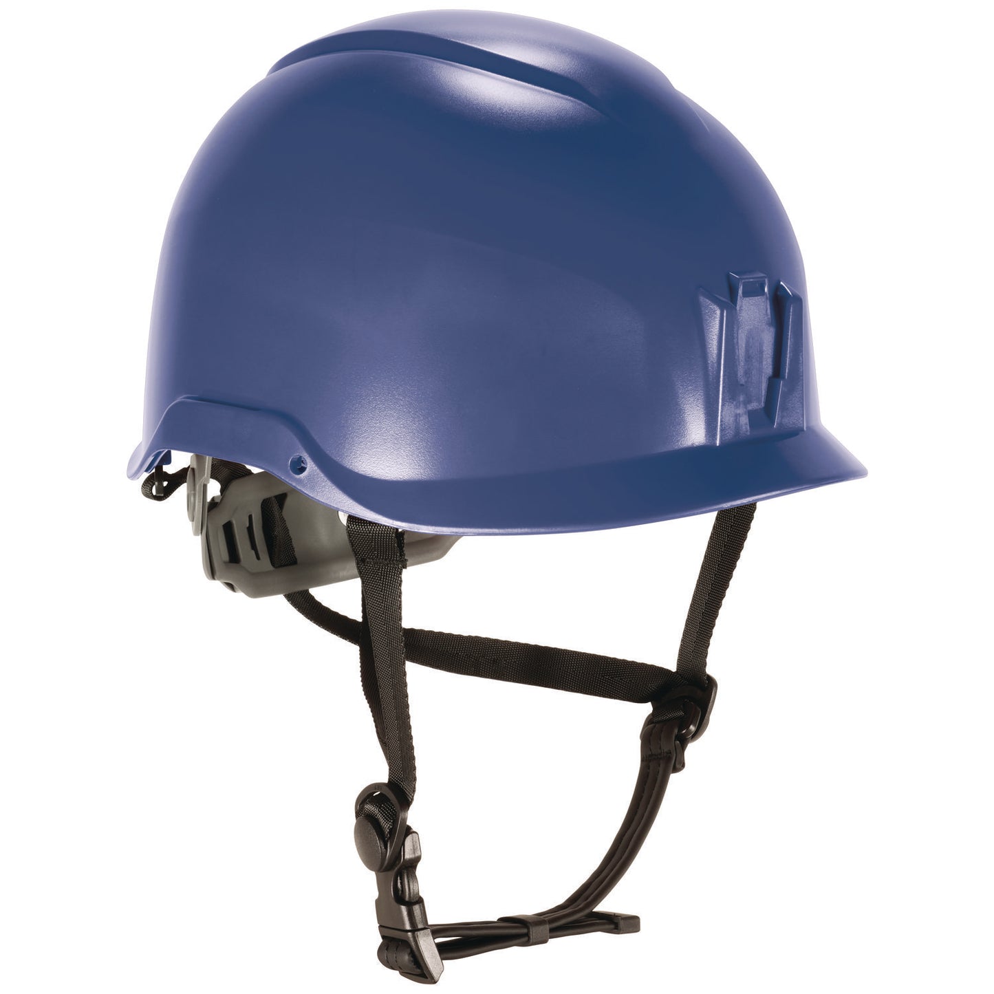 Skullerz 8976 Class E Safety Helmet, Brimless, 6-Point Standard Ratchet Suspension, One Size Fits Most (6.5 to 8), Blue