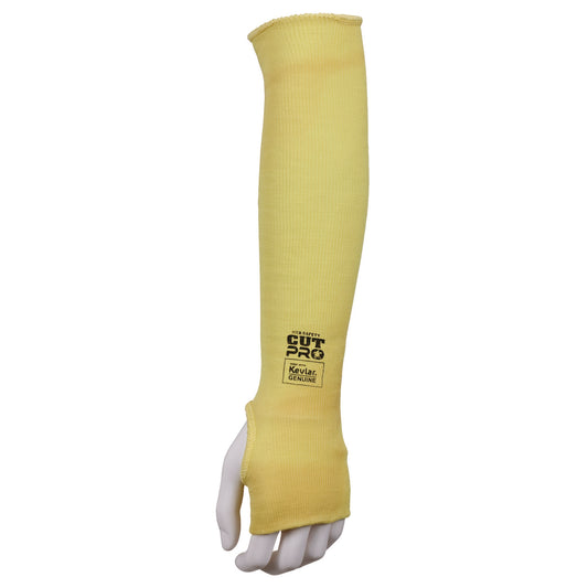 Economy Series DuPont Kevlar Fiber Sleeve, One Size Fits Most, Yellow