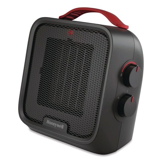 UberHeat 5 Ceramic Heater, 1,500 W, 4.5 x 4.5 x 8.86, Black