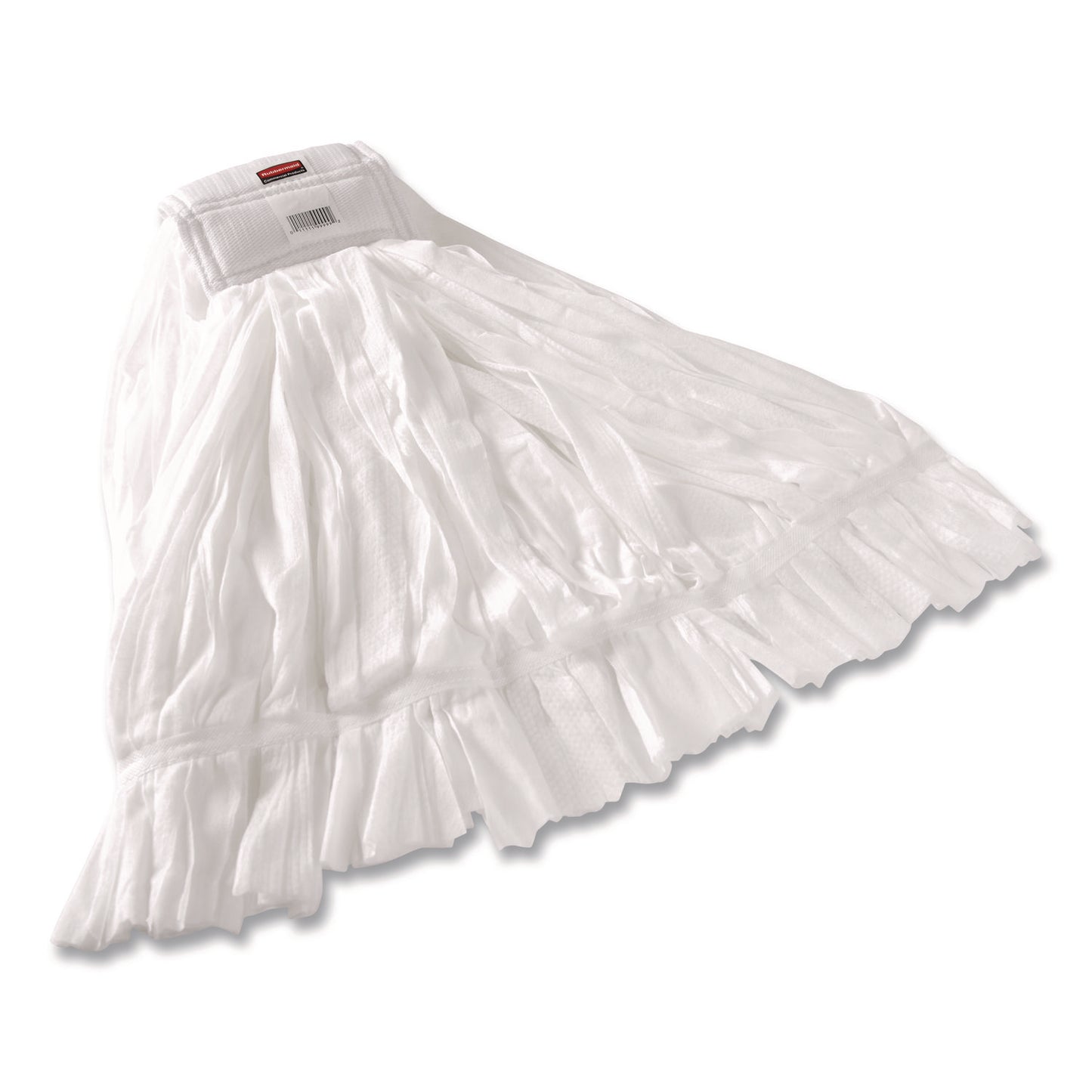 Disposable Mop, Nonwoven Fiber, #24, 5" Headband, White