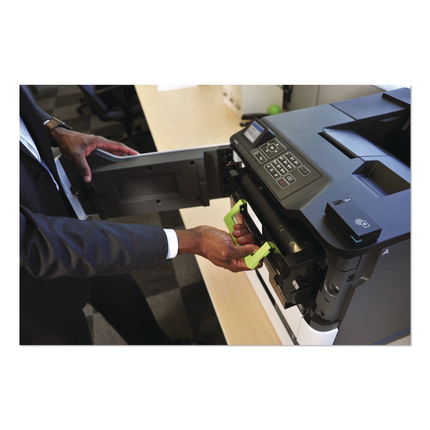 66S0ZA0 Imaging Unit, 75,000 Page-Yield, Black
