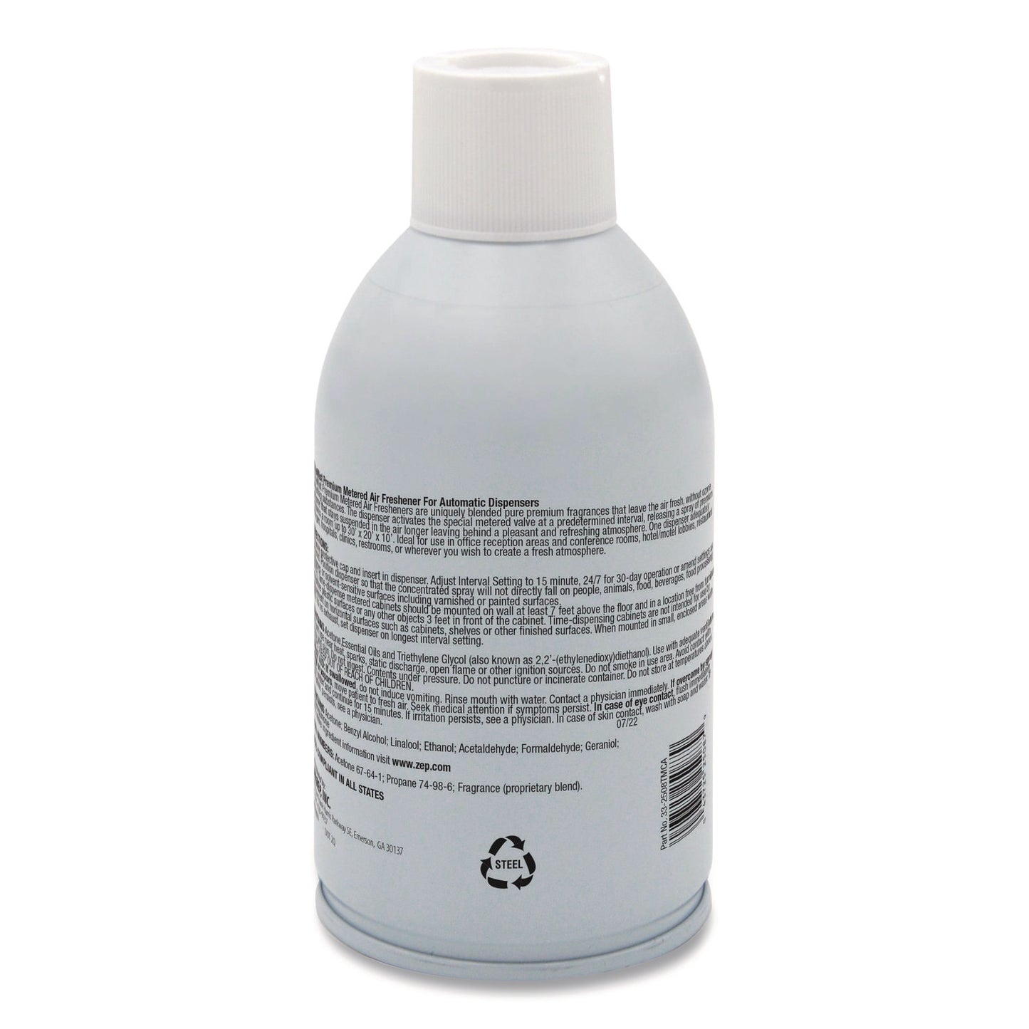 Premium Metered Air Freshener Refill, Citrus, 7.1 oz Aerosol Spray