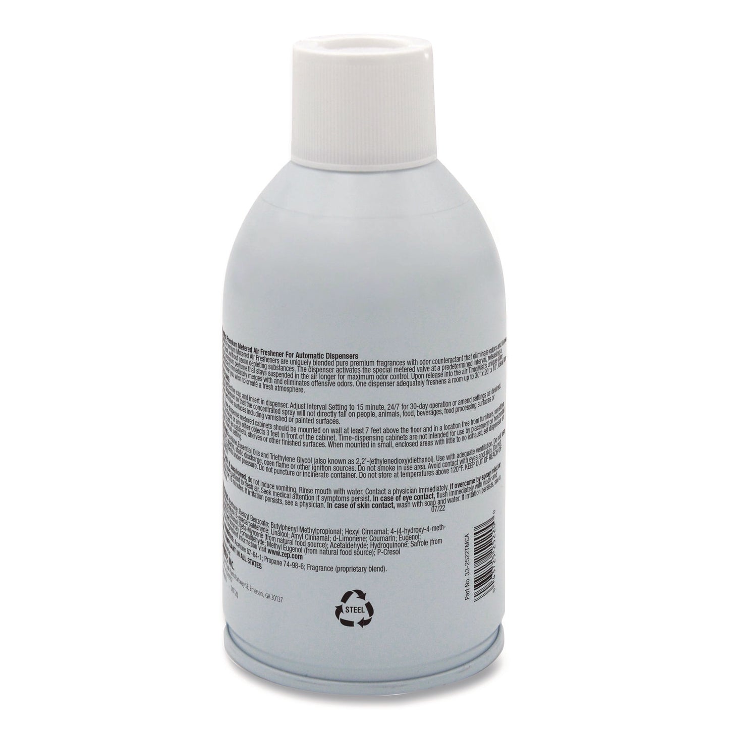 Premium Metered Air Freshener Refill, Country Garden, 7.1 oz Aerosol Spray