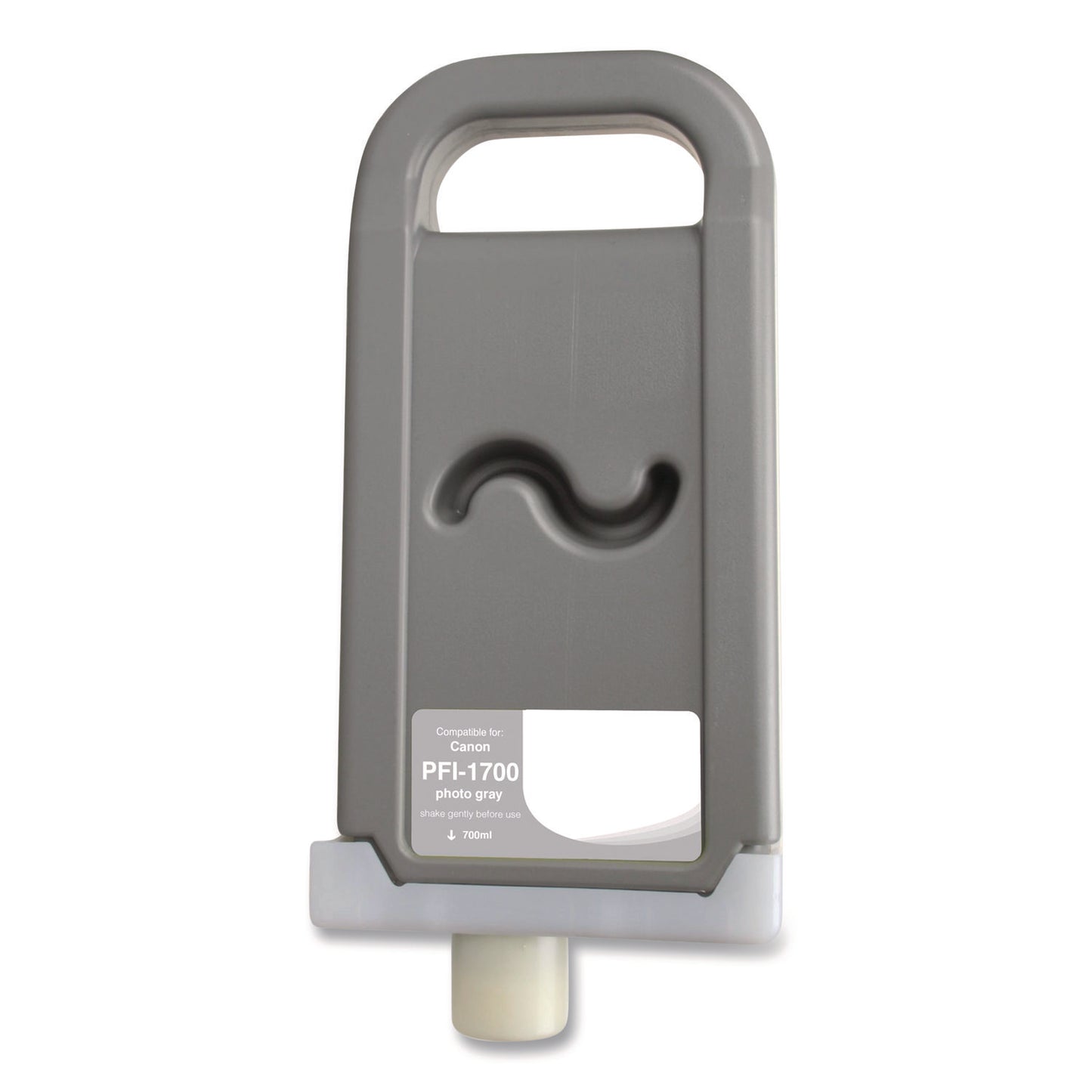 Compatible Photo Gray Ink, Replacement for PFI-1700 (0782C001AA), 700 mL