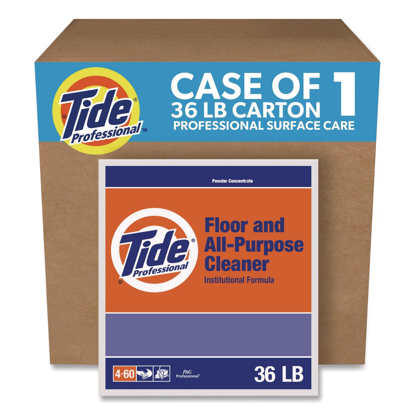 Floor and All-Purpose Cleaner, Unscented, 36 lb Box