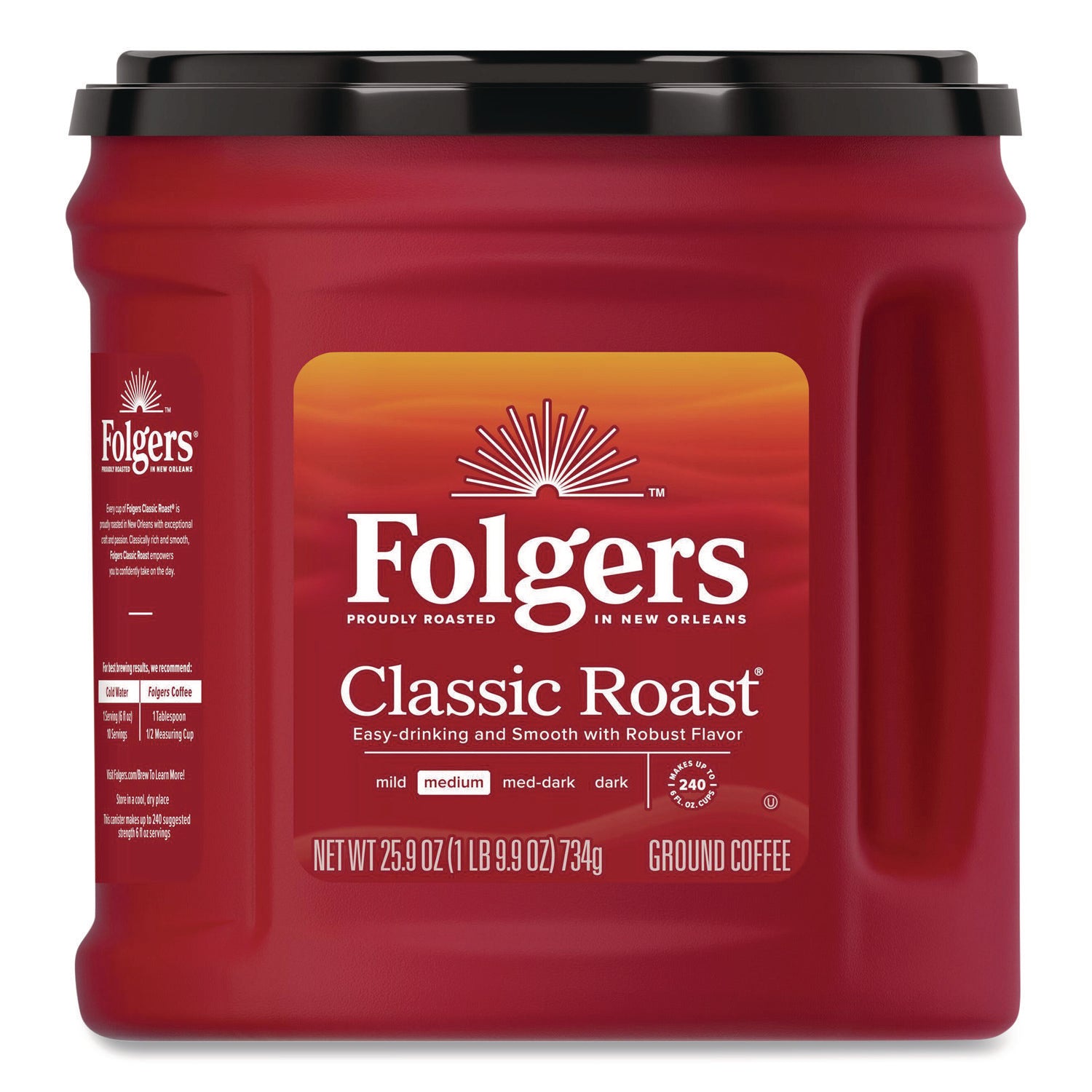Coffee, Classic Roast, Ground, 25.9 Oz Canister