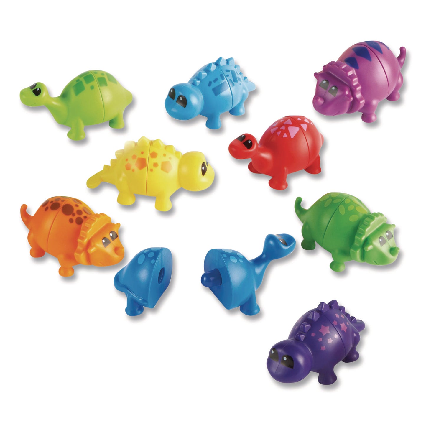 Snap-n-Learn Matching Dinos, Pre-K, 18 Pieces