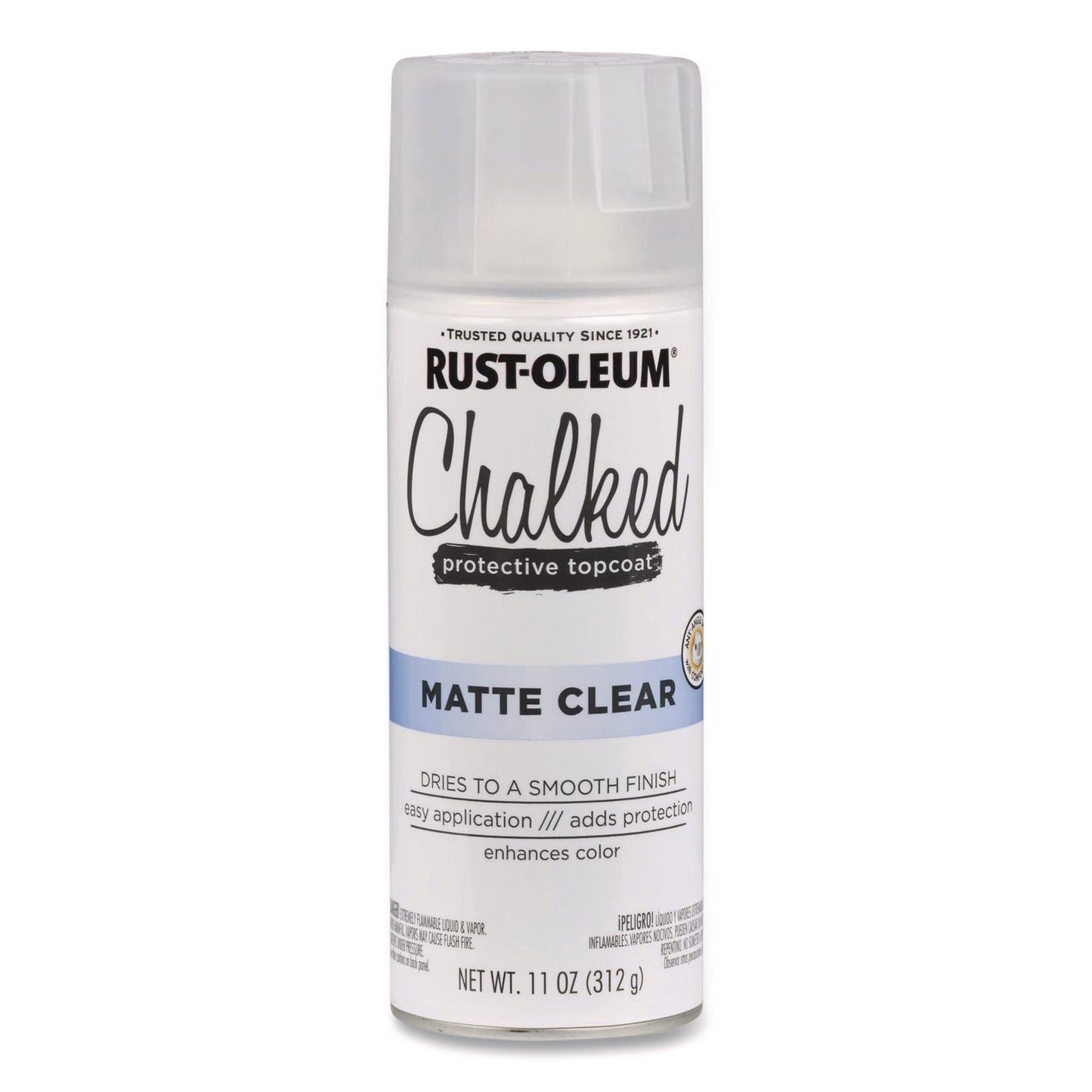 Ultra Matte Chalked Paint, Matte Clear, 12 oz Aerosol Can