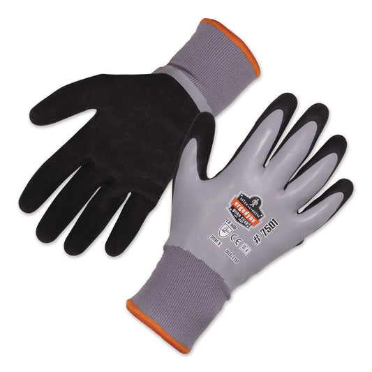 ProFlex 7501 Coated Waterproof Winter Gloves, EN388: 2131X, 11" Long, XX-Large, Gray, Pair