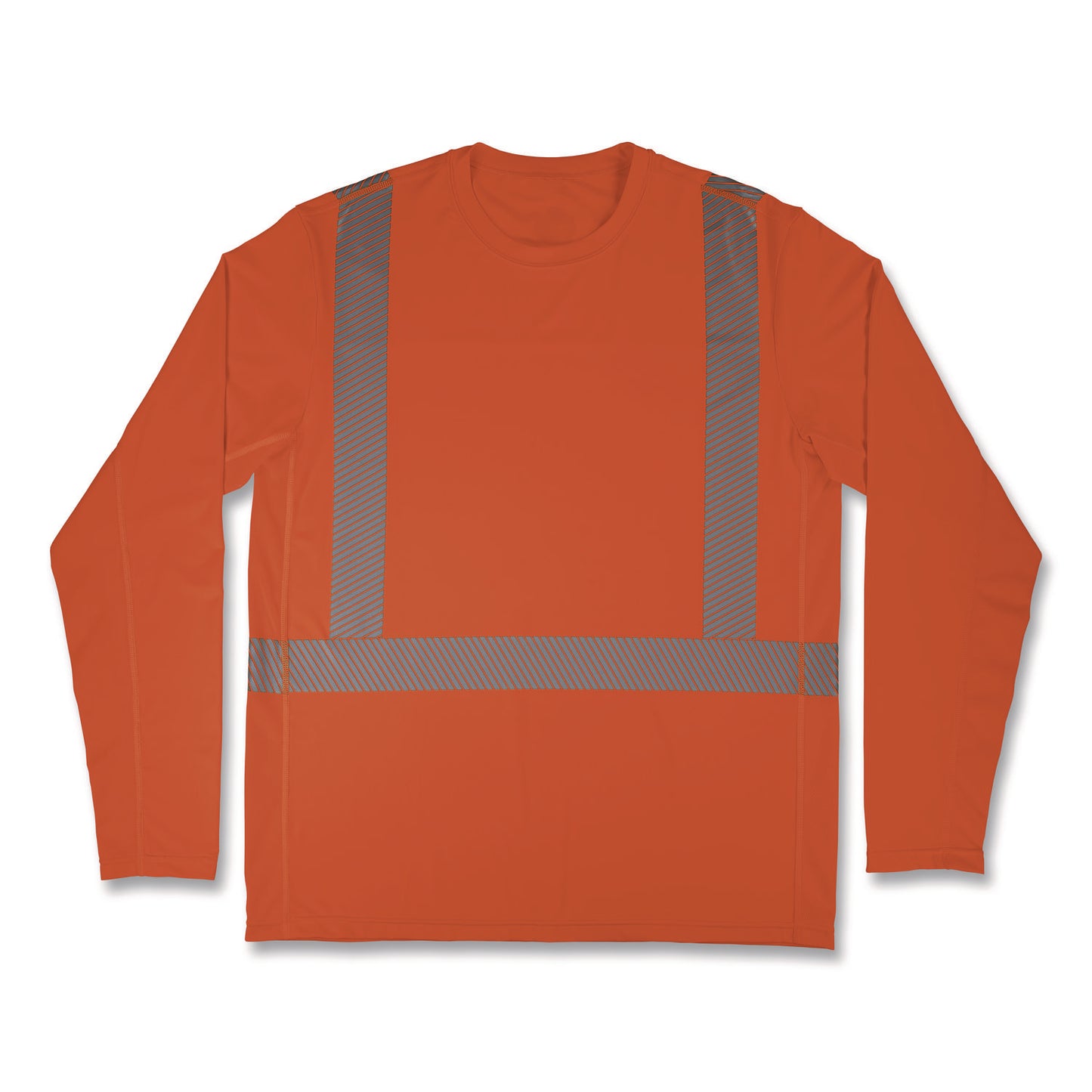 Chill-Its 6688 Type R Class 2 Cooling Hi-Vis Sun Shirt with UV Protection, 3X-Large, Orange