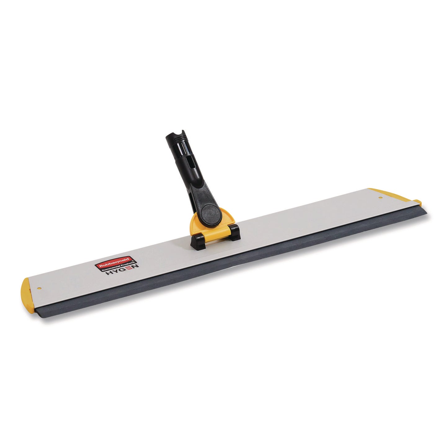 HYGEN Quick Connect Single-Sided Frame, Squeegee, 24 x 4.5, Aluminum, Yellow