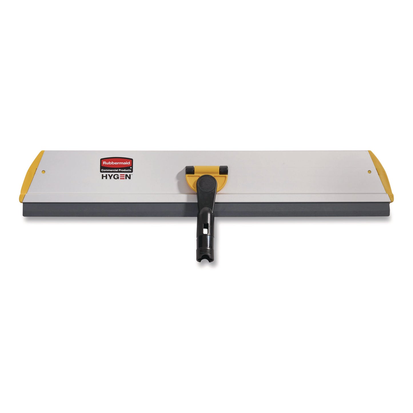 HYGEN Quick Connect Single-Sided Frame, Squeegee, 24 x 4.5, Aluminum, Yellow