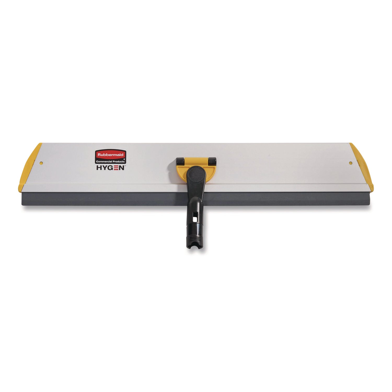 HYGEN Quick Connect Single-Sided Frame, Squeegee, 24 x 4.5, Aluminum, Yellow