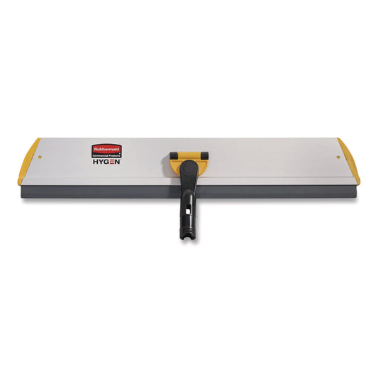HYGEN Quick Connect Single-Sided Frame, Squeegee, 24 x 4.5, Aluminum, Yellow
