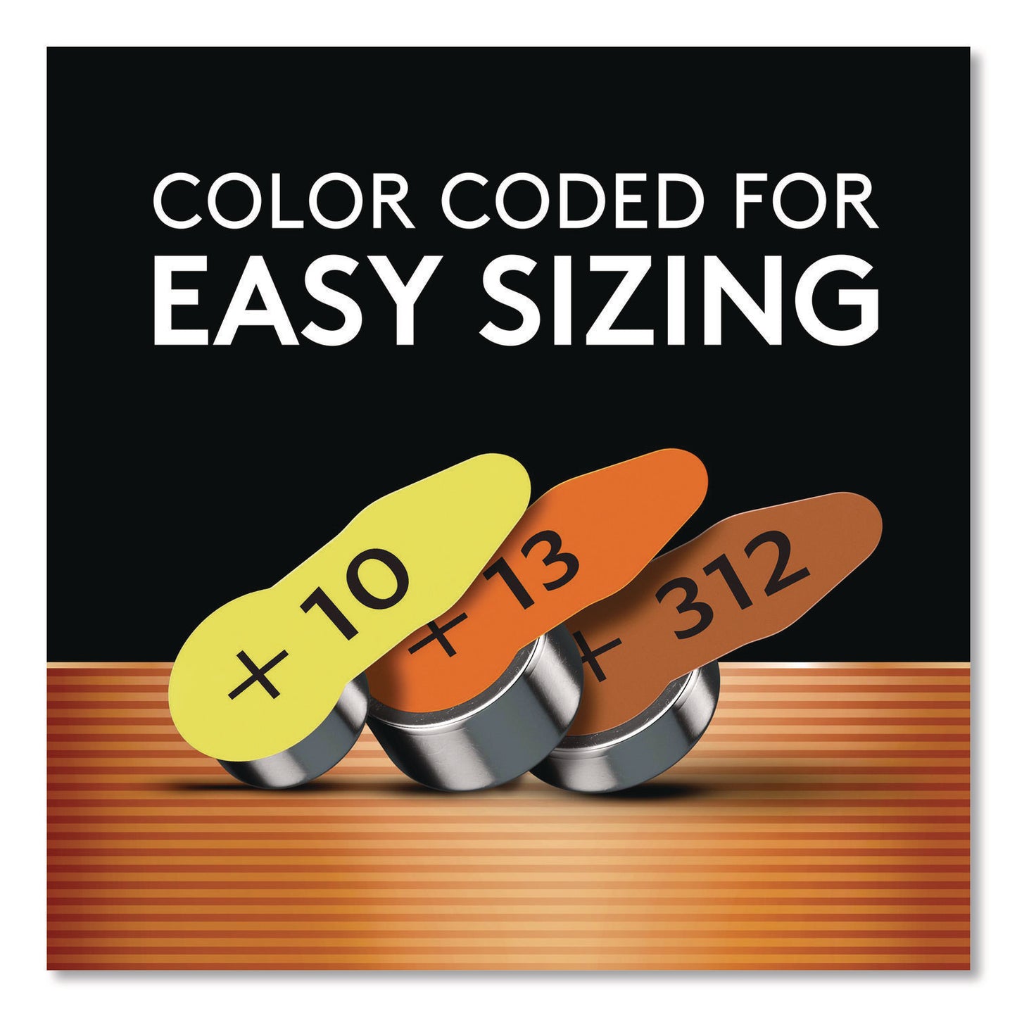 Hearing Aid Battery, #10, 16/pack