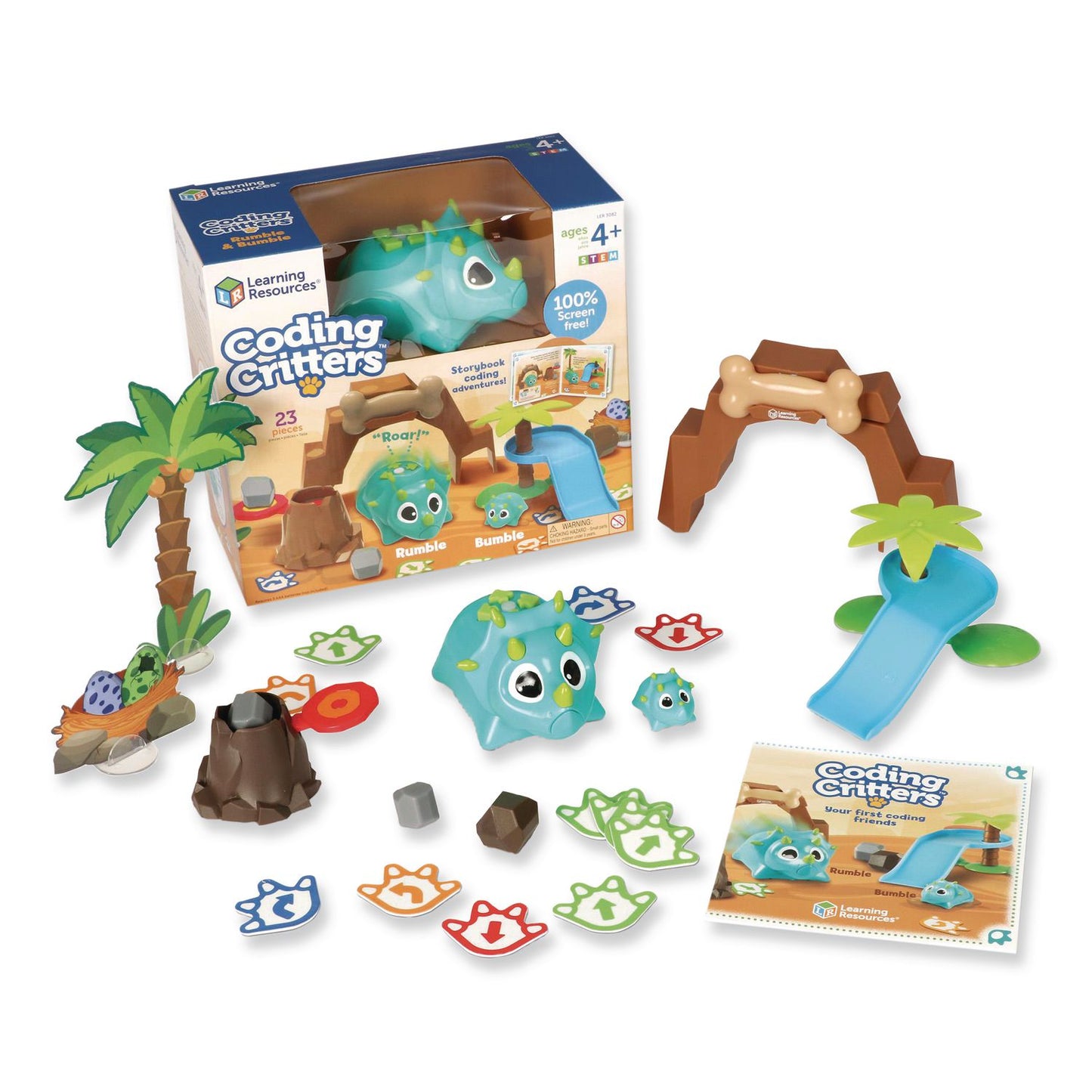 Coding Critters: Rumble and Bumble, Grades Pre-K to 3, 23 Pieces