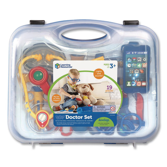 Pretend and Play Doctor Set, Ages 3 and Up, 19 Pieces