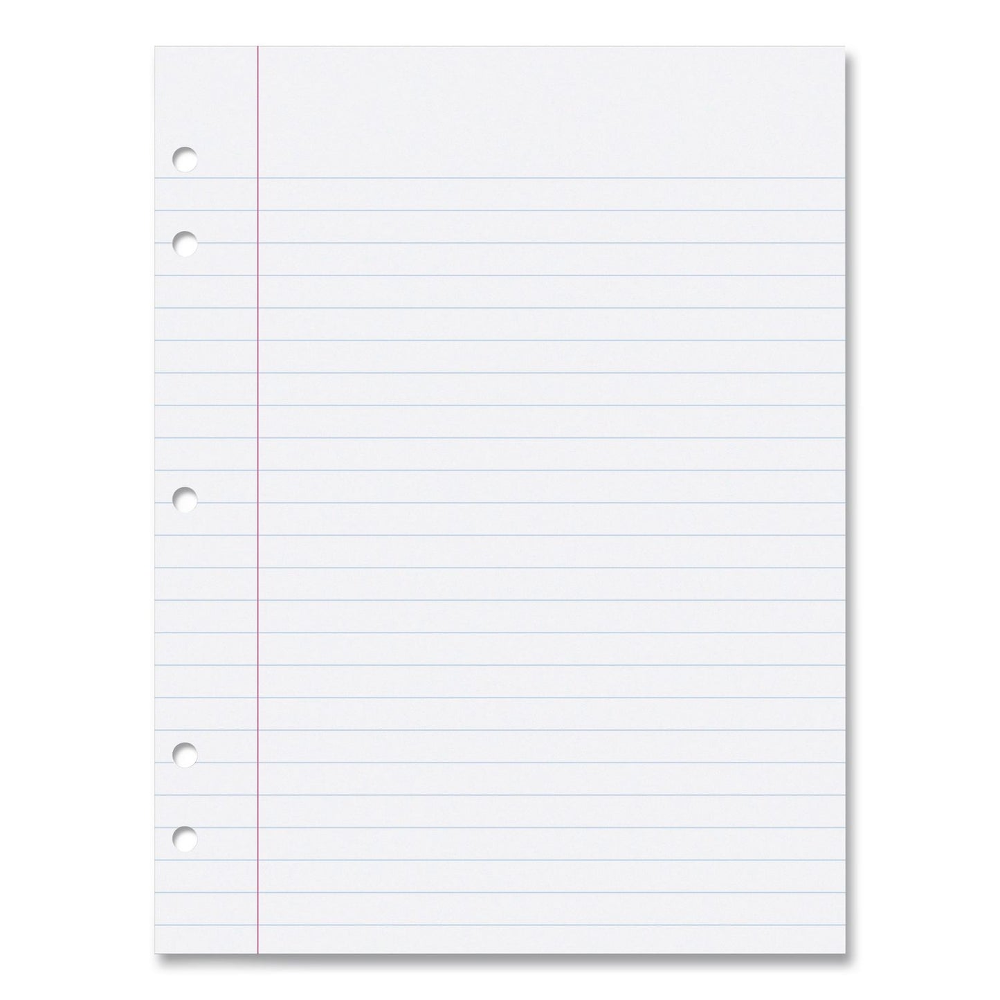 Composition Paper, 5-Hole, 8 X 10.5, Wide/legal Rule, 500/pack