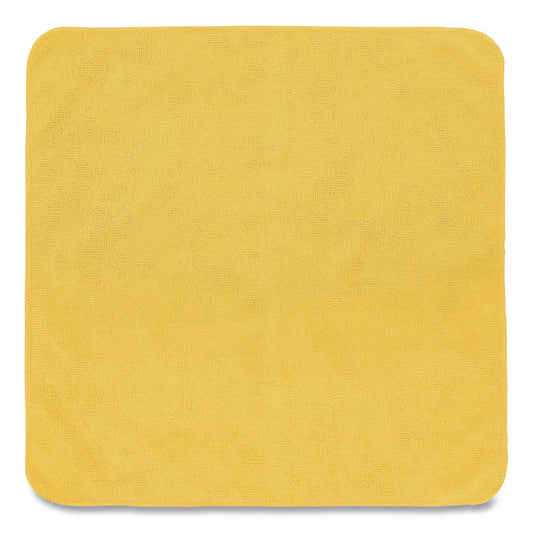 Microfiber Cleaning Cloths, 16 X 16, Yellow, 24/pack