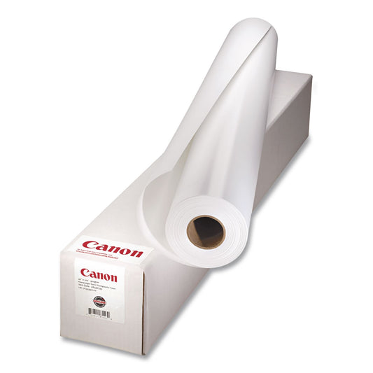 Satin Photographic Paper Roll, 3" Core, 10 Mil, 24" X 100 Ft, Satin White