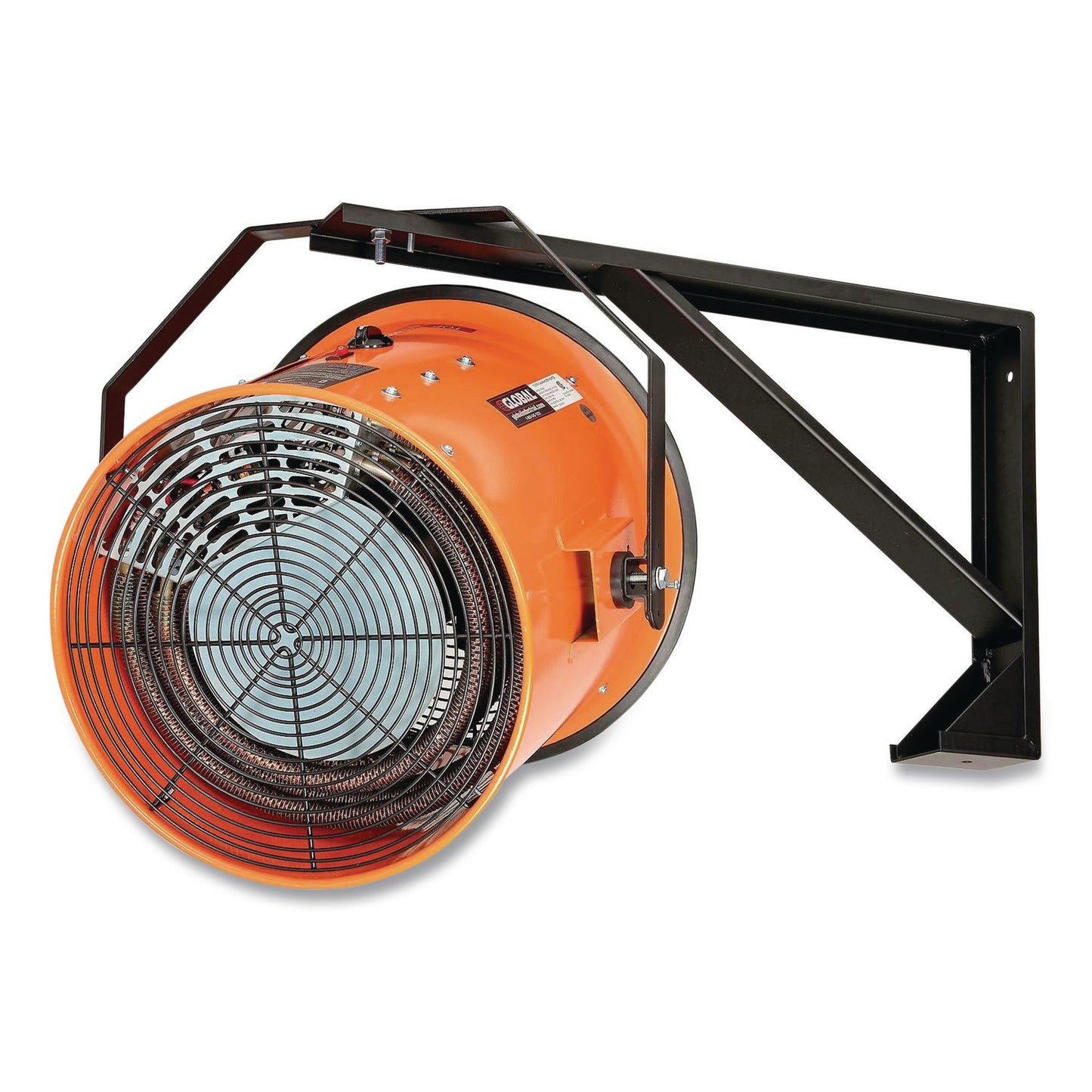 Electric Salamander Heater with Adjustable Thermostat, 240 V, 15,000 W, 23.03 x 34.75 x 24.68, Orange