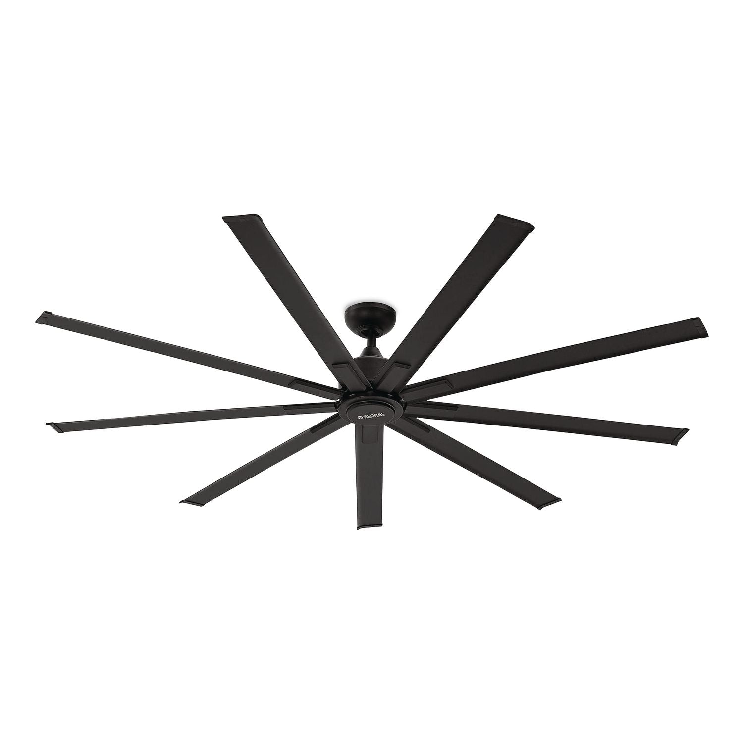 Industrial Ceiling Fan, 72", 6 Speeds, 9,400 CFM, Black