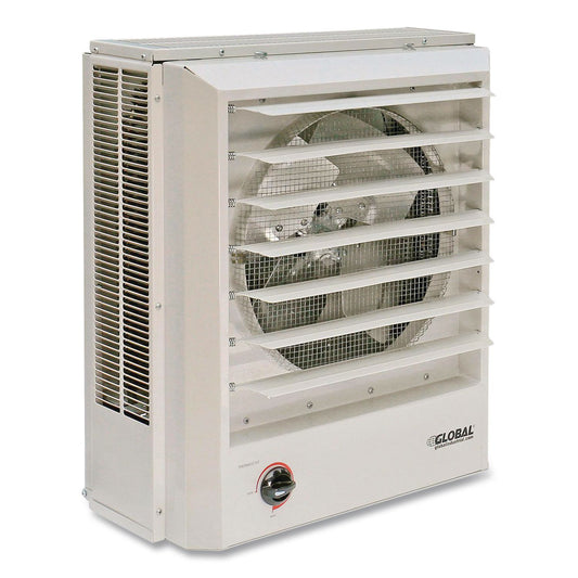 Unit Heater Horizontal or Vertical Downflow, Multi-Watt, 10,000 W, 19 x 8.5 x 21.44, White