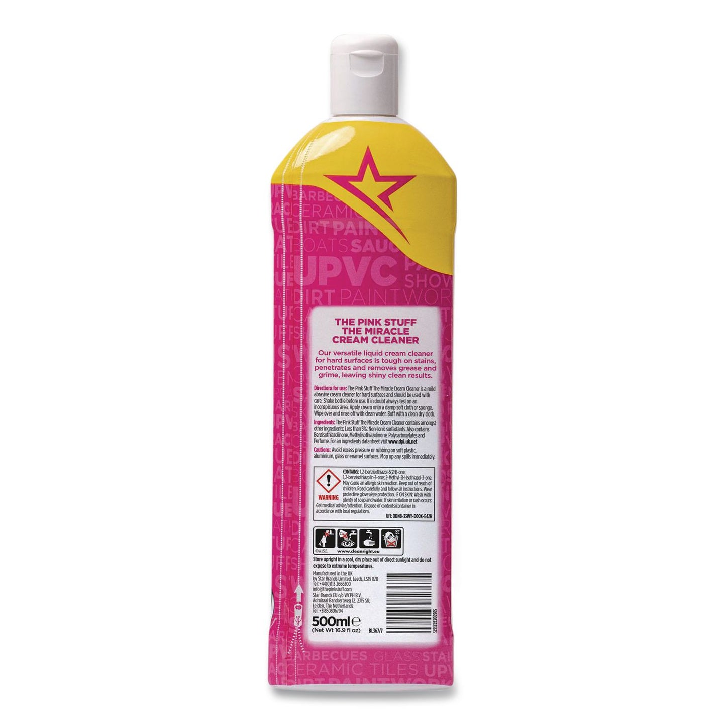 Miracle Cream Cleaner, Fruity Scent, 16.9 oz Bottle
