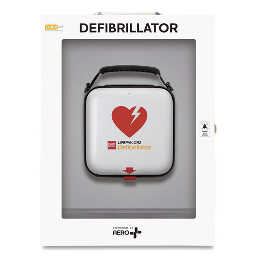 LIFEPAK CR2 Wi-Fi Alarmed Cabinet, Semi-Automatic, English, Handle