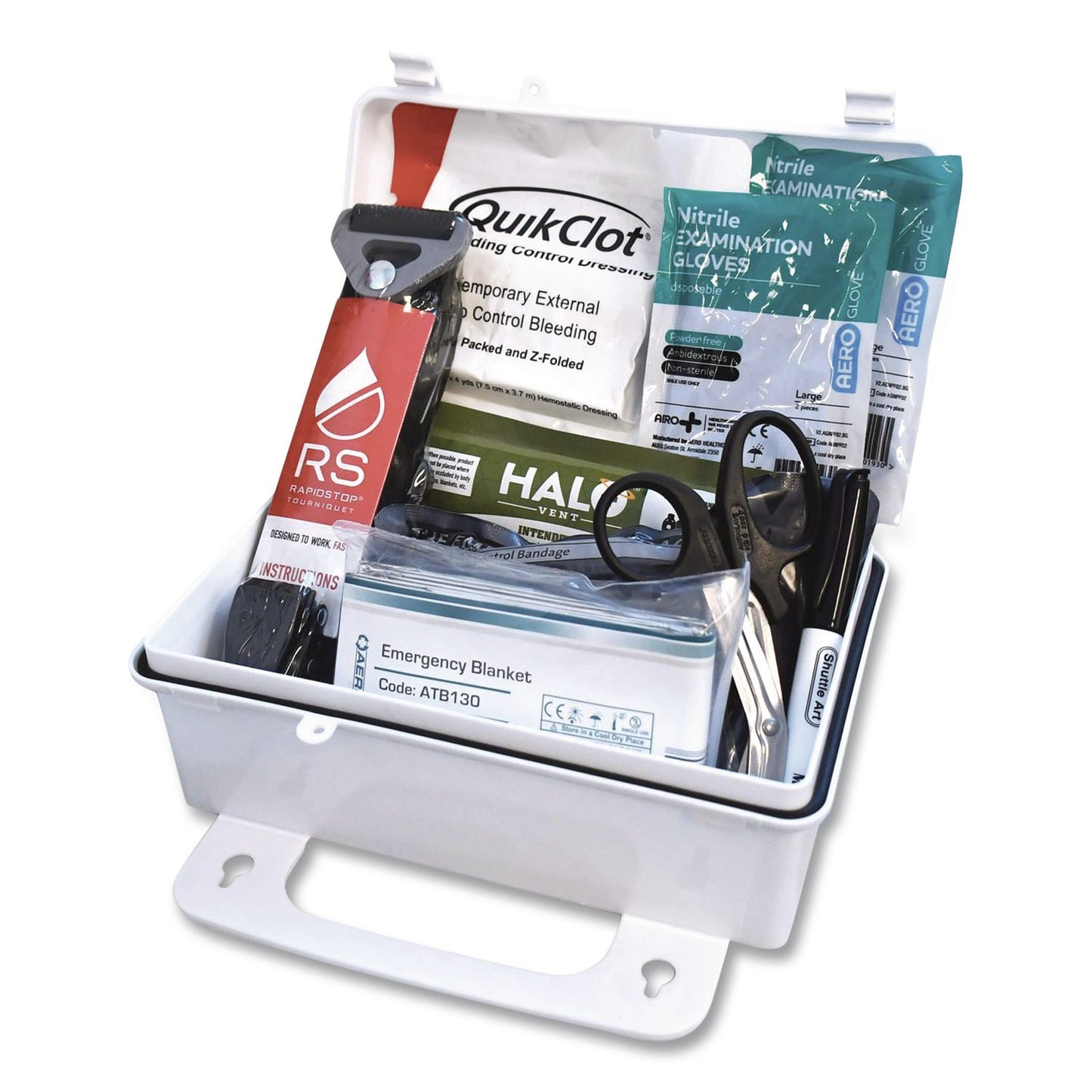 Advanced Bleed Control Kit - EMS, 11 Pieces, Plastic Case