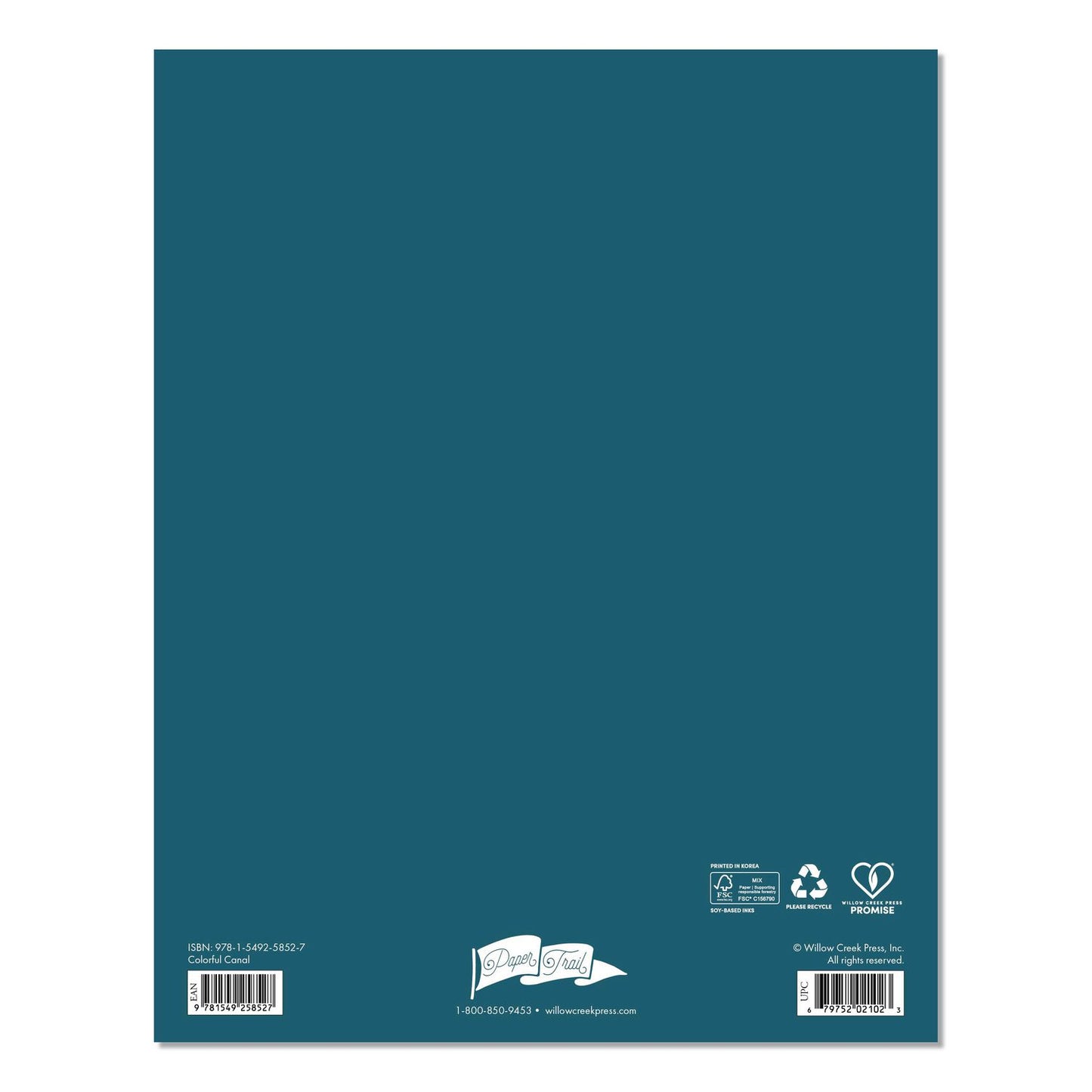 Colorful Canal Monthly Planner, 9.5 x 7.5, Multicolor Cover, 12-Month (Jan to Dec): 2026