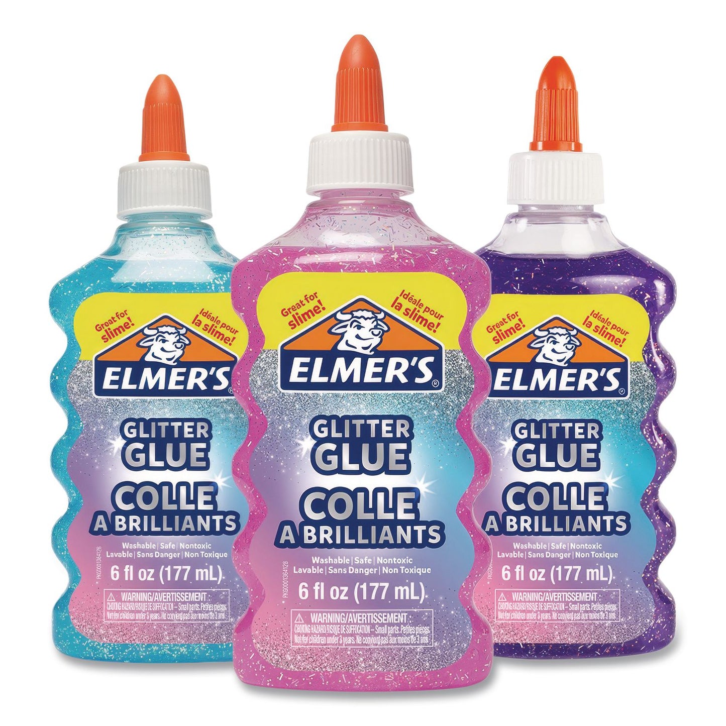 Glitter Glue, 6 oz Bottle, Randomly Assorted Color
