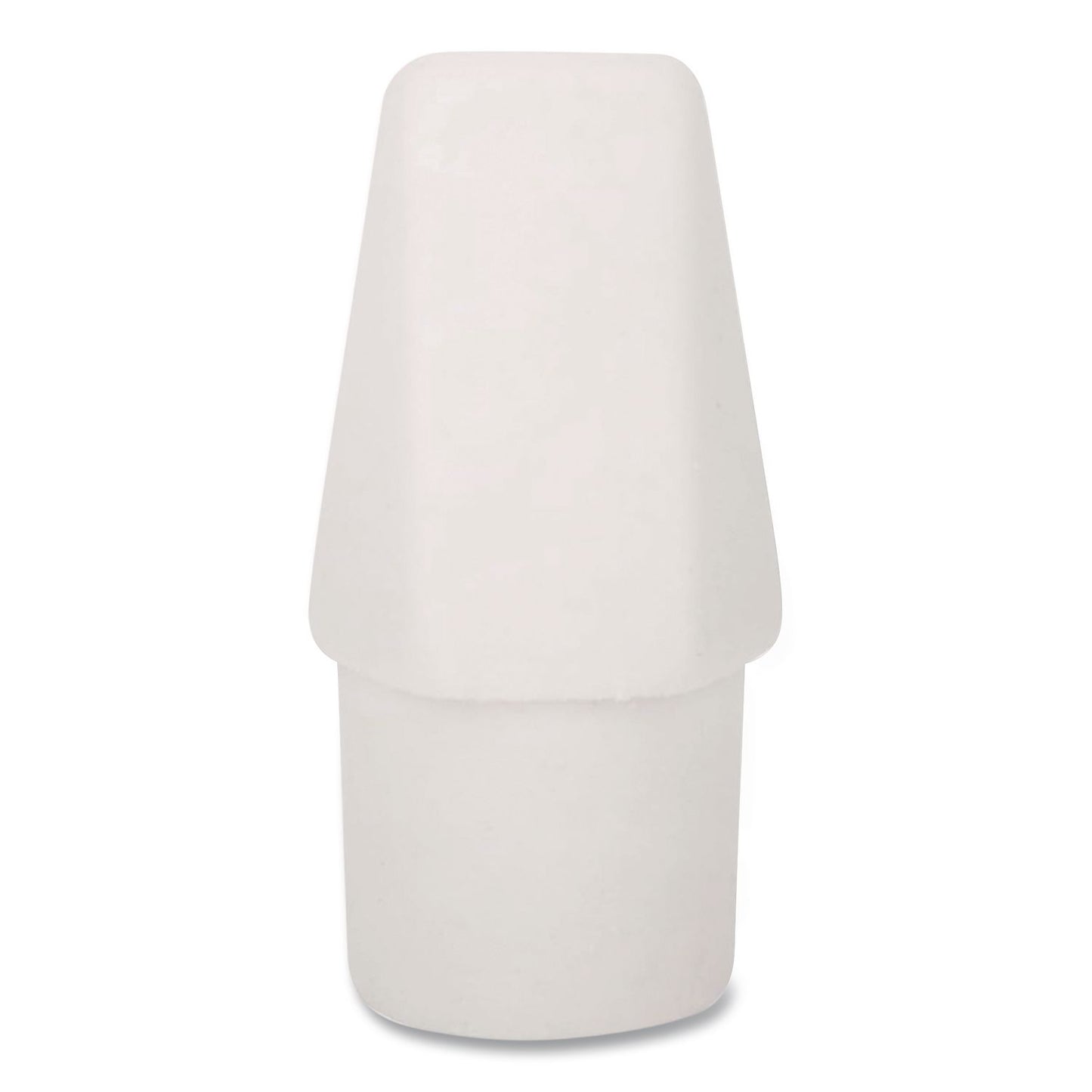 HI-POLYMER CAP ERASER, FOR PENCIL MARKS, WHITE, 50/PACK