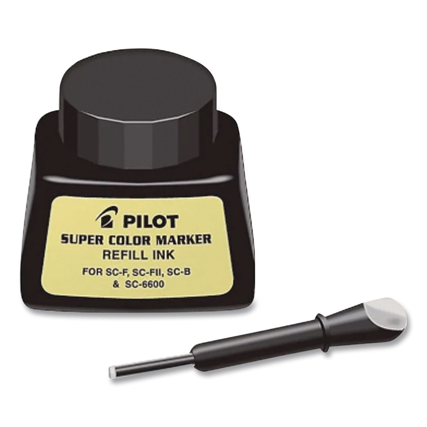 Super Color Marker Refill Ink, 30 Ml Bottle, Black