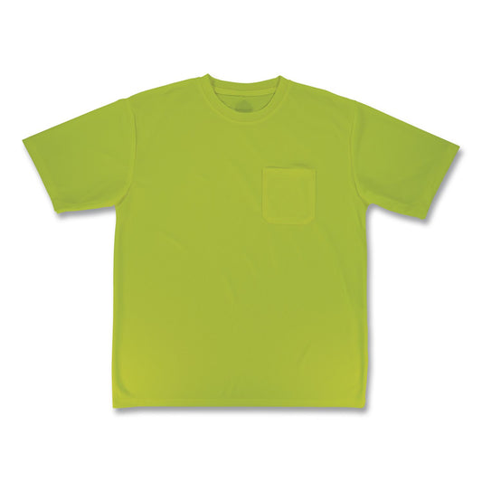 GloWear 8092 Non-Certified Essential Hi-Vis T-Shirt, 3X-Large, Lime