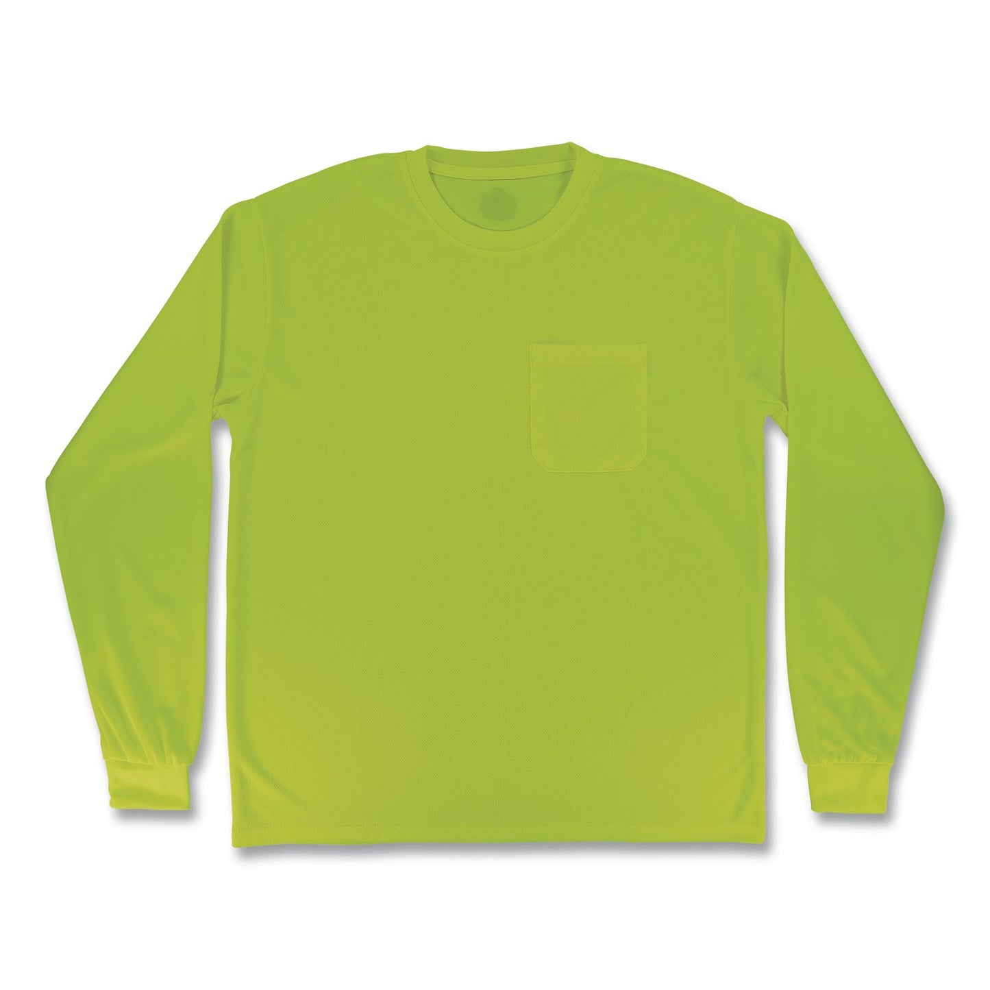 GloWear 8093 Non-Certified Essential Hi-Vis Long Sleeve T-Shirt, 3X-Large, Lime