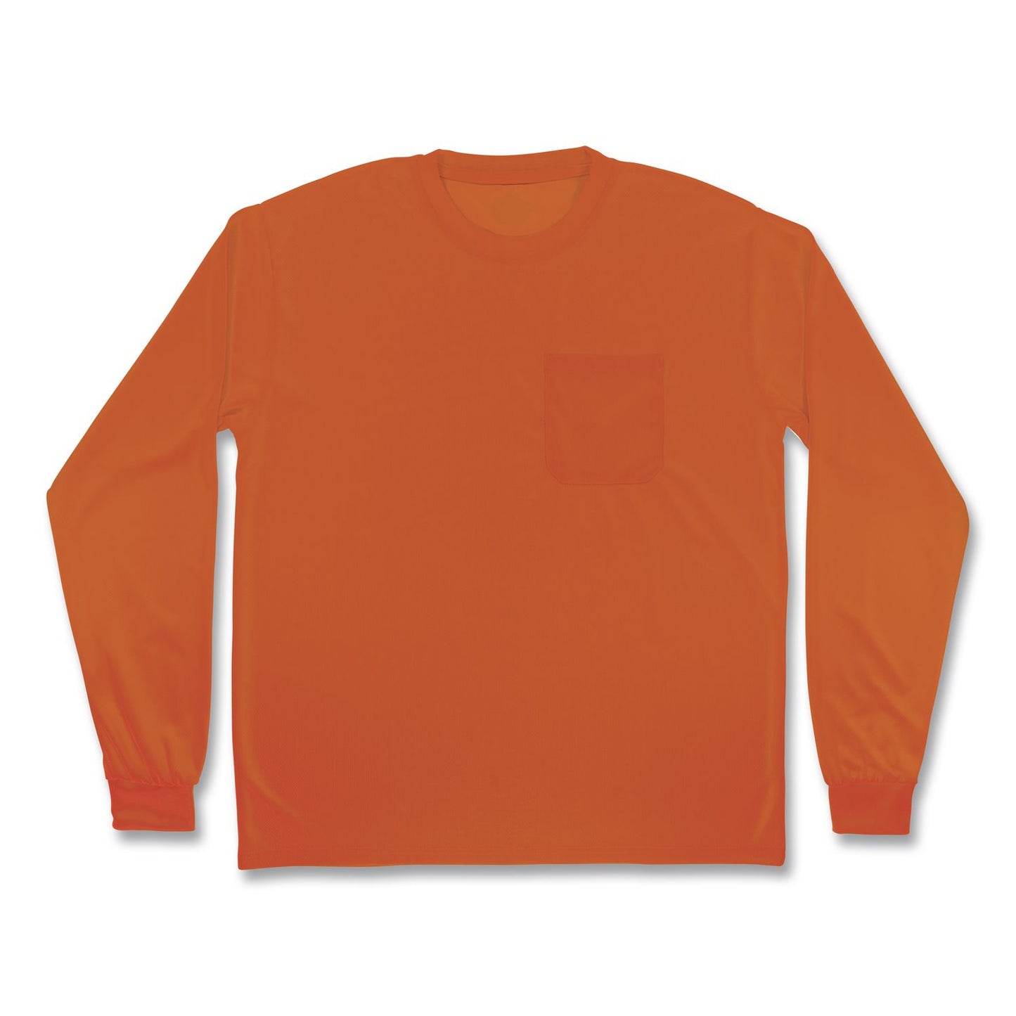 GloWear 8093 Non-Certified Essential Hi-Vis Long Sleeve T-Shirt, X-Small, Orange